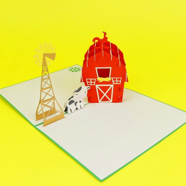 Farm Animal & Barn Pop-Up Card - Image 3