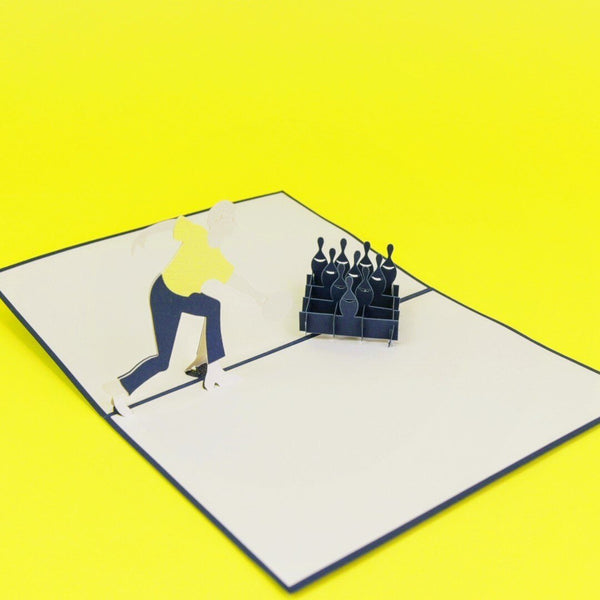 Ten Pin Bowling Pop-Up Card - Image 3