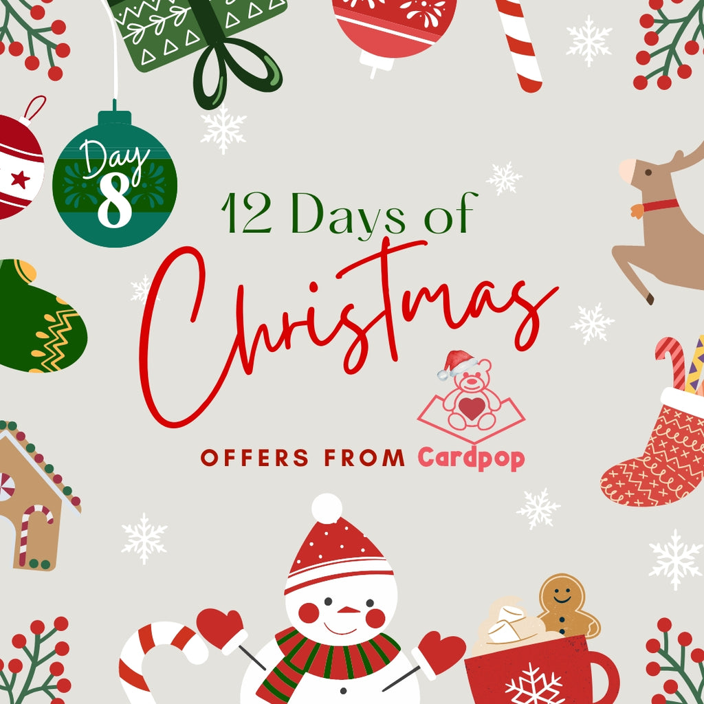 Day 8 of CardPop's 12 Days of Christmas Surprises – 20% Off All Pop UP Christmas Cards