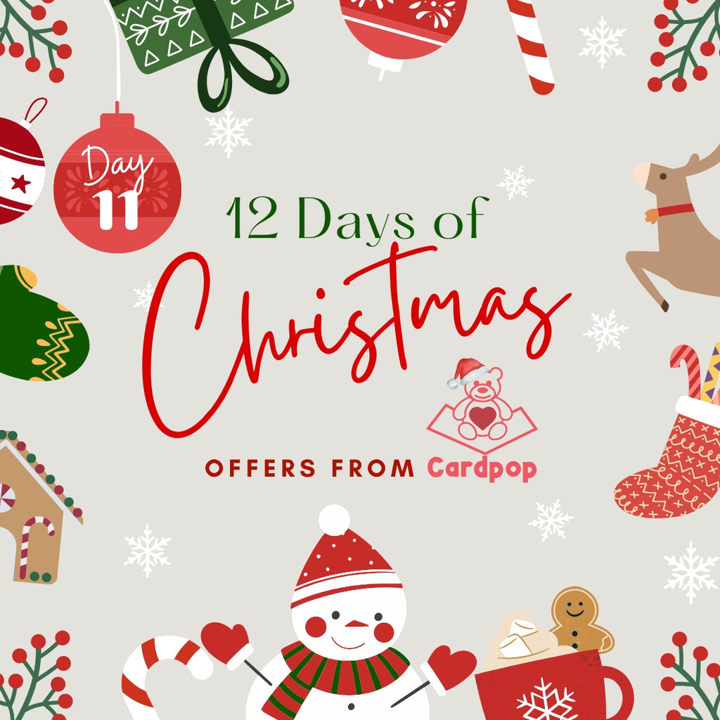 Day 11 of CardPop's 12 Days of Christmas Surprises – 2 Sheets of Christmas Wrapping Paper