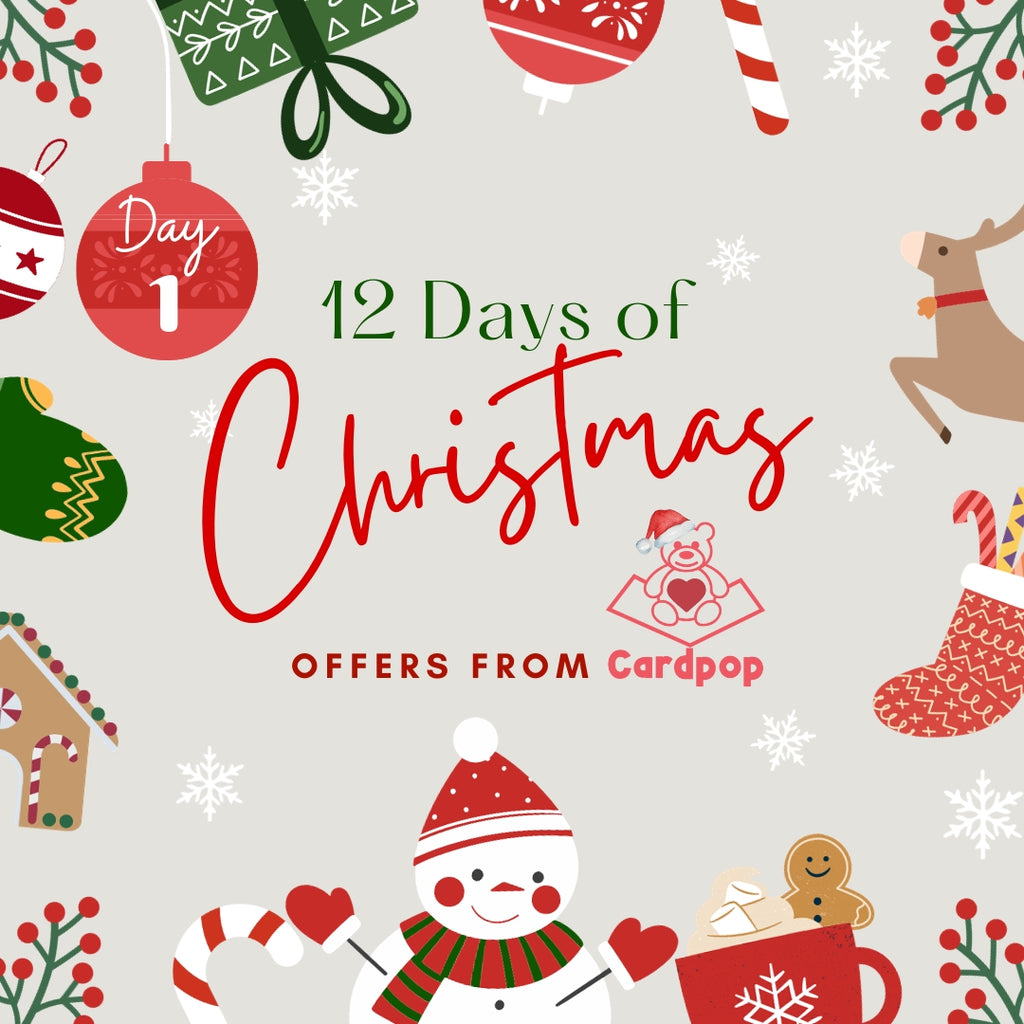 Day 1 of CardPop's 12 Days of Christmas Surprises – A Free 2024 Calendar with Your Purchase!