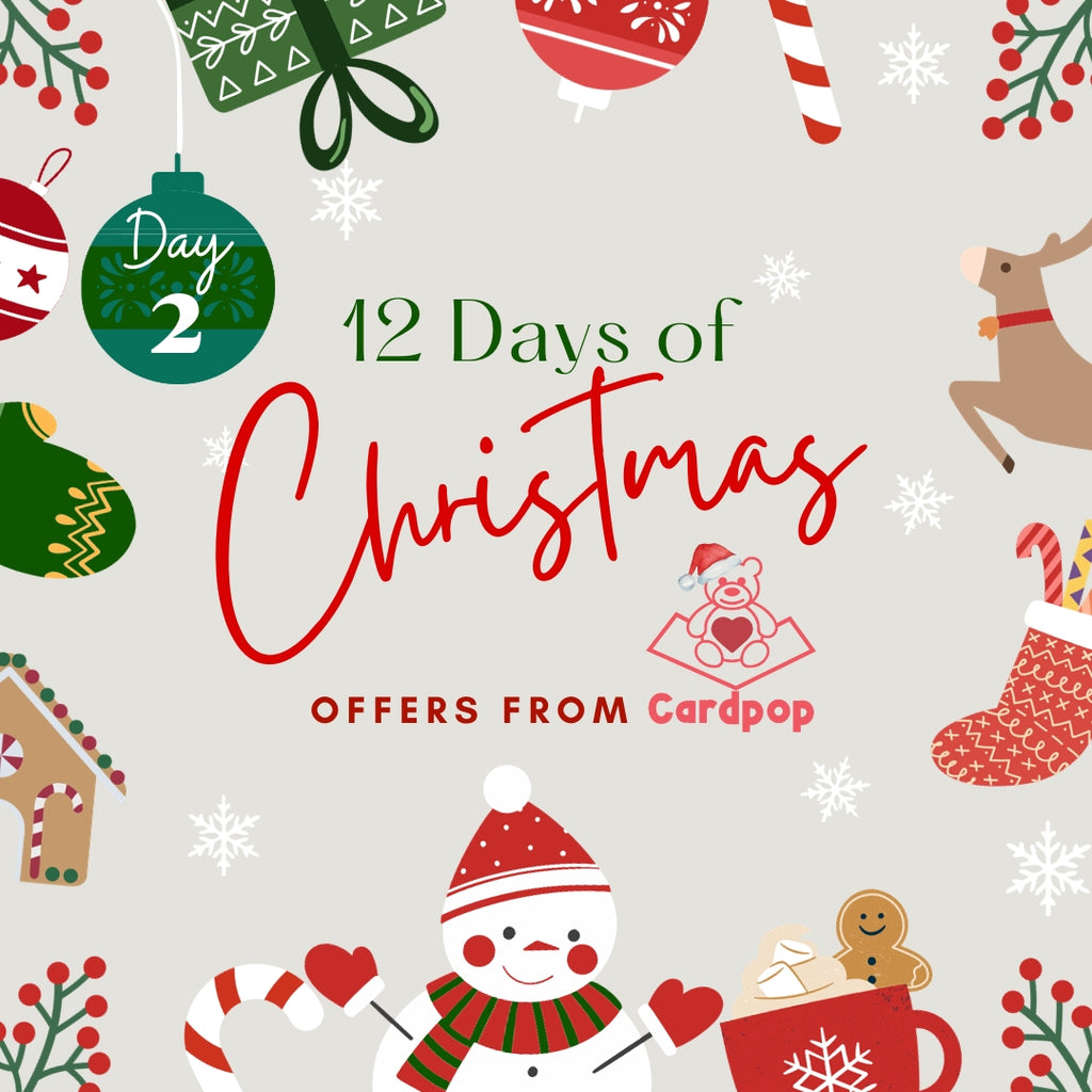 Day 2 of CardPop's 12 Days of Christmas Surprises – 10% Off All Pop UP Christmas Cards