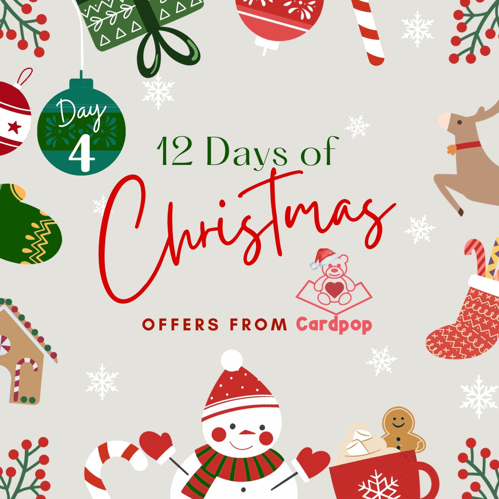 Day 4 of CardPop's 12 Days of Christmas: Win a Magical Pop-Up Card! 🎁🌟