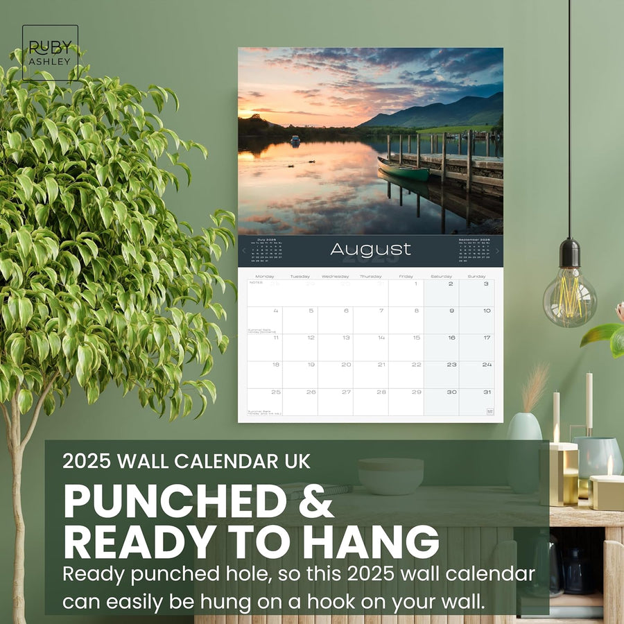 2025 British Seasons Calendar: 13 Months of Stunning Images, UK Notable Dates, Essential Contacts & Religious Festivals Included