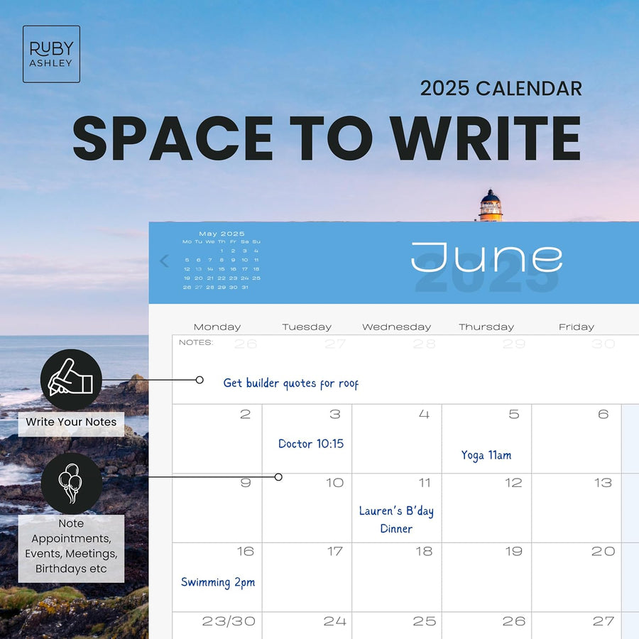 2025 British Seasons Calendar: 13 Months of Stunning Images, UK Notable Dates, Essential Contacts & Religious Festivals Included