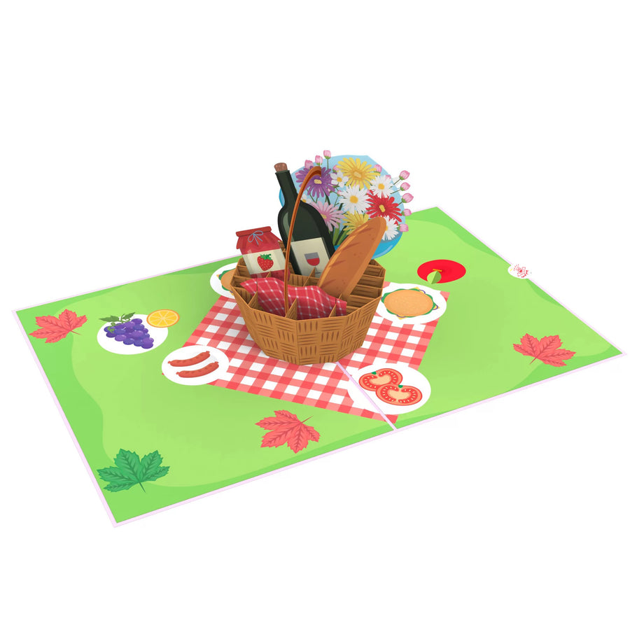 Picnic Basket Pop-Up Card
