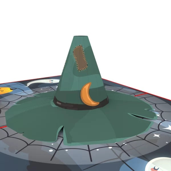 Halloween Wizard Hat Pop-Up Card