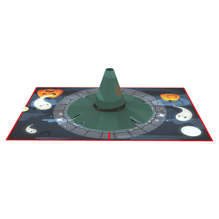 Halloween Wizard Hat Pop-Up Card