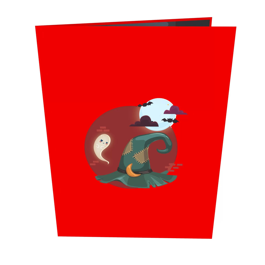 Halloween Wizard Hat Pop-Up Card