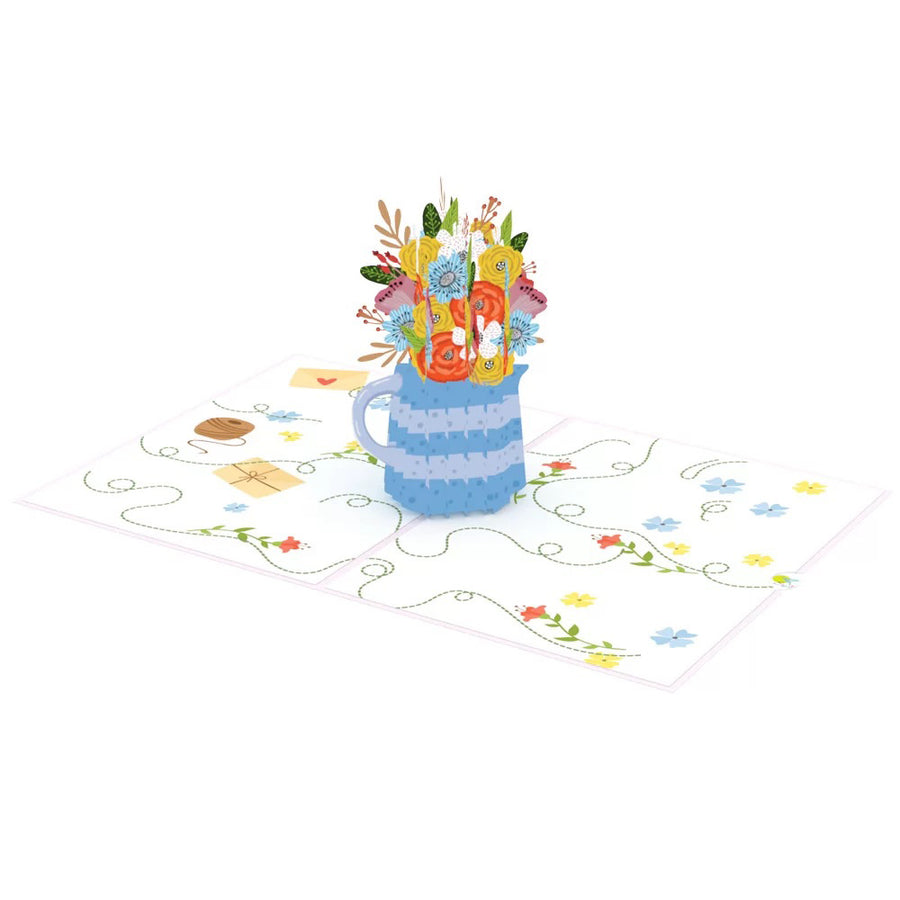 Magic Flower Vase Pop-Up Card