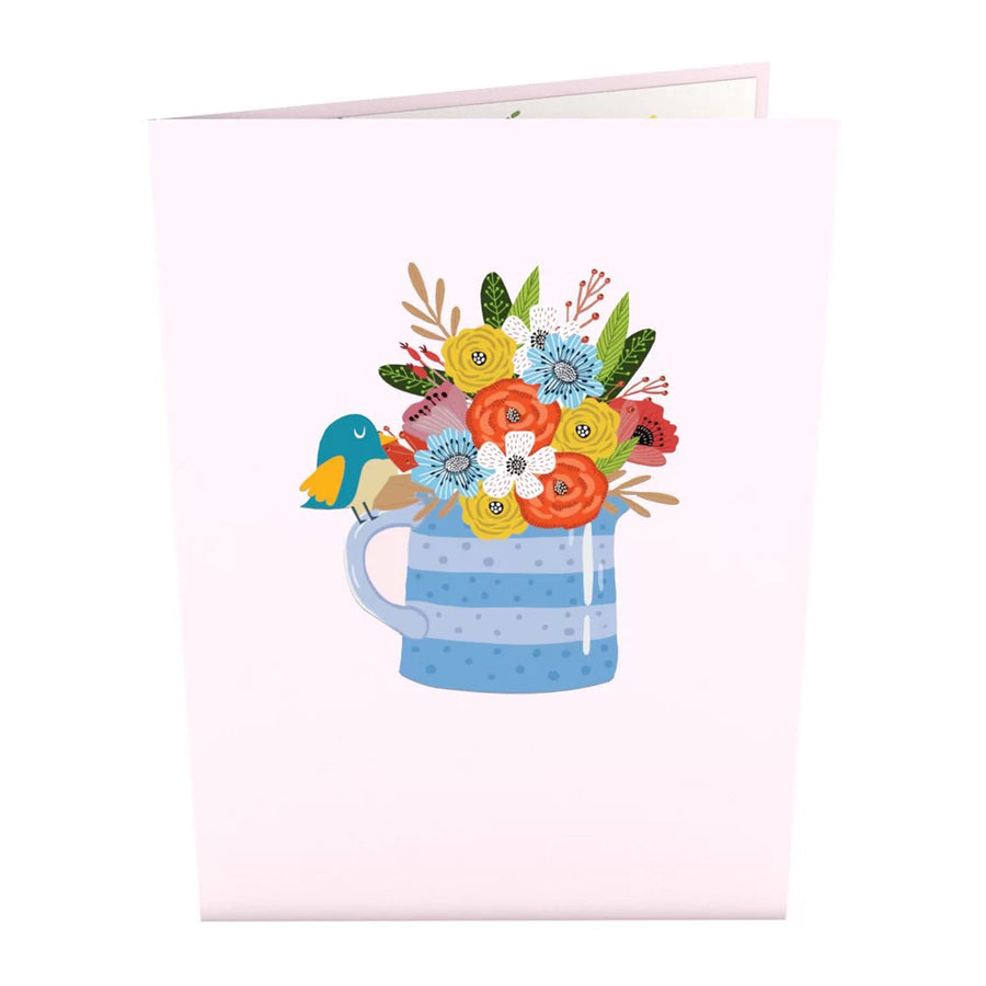 Magic Flower Vase Pop-Up Card
