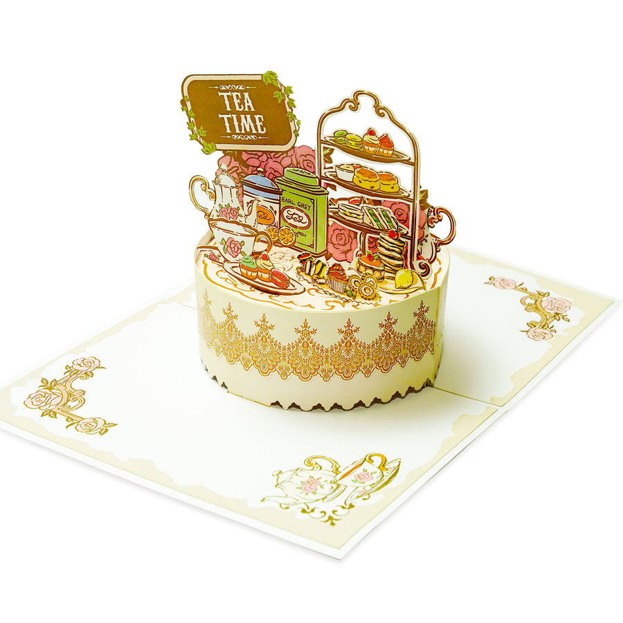 Afternoon Tea Pop-Up Card