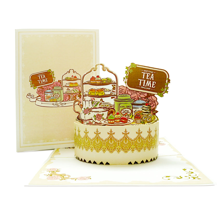 Afternoon Tea Pop-Up Card
