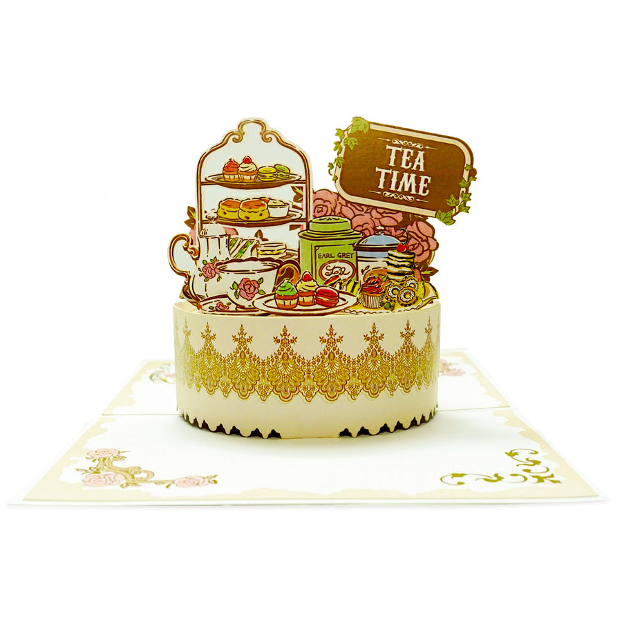 Afternoon Tea Pop-Up Card