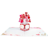 Heart Balloon Valentine Box Pop-Up Card