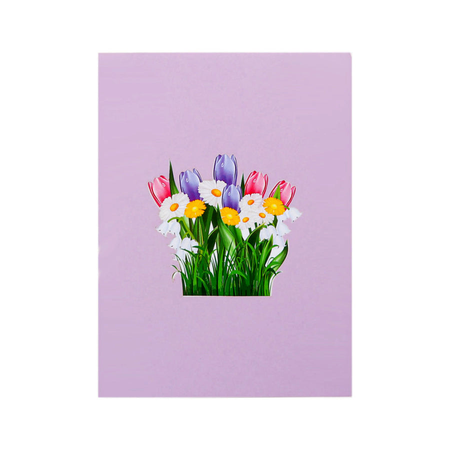 Tulips Bouquet Pop-Up Card