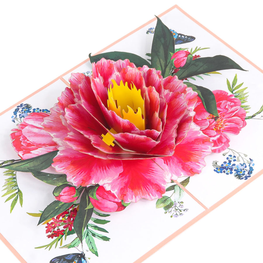 Pretty Peony Pop-Up Card