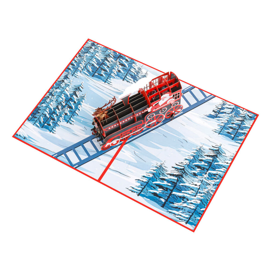 Santa Express Pop-Up Card