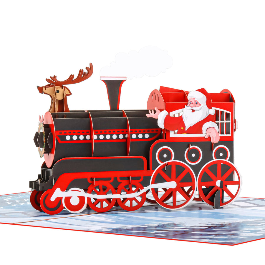 Santa Express Pop-Up Card