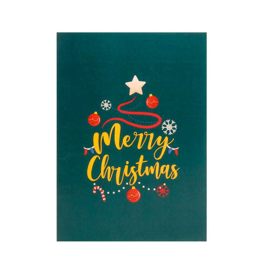 Christmas Tree With Presents Pop-Up Card