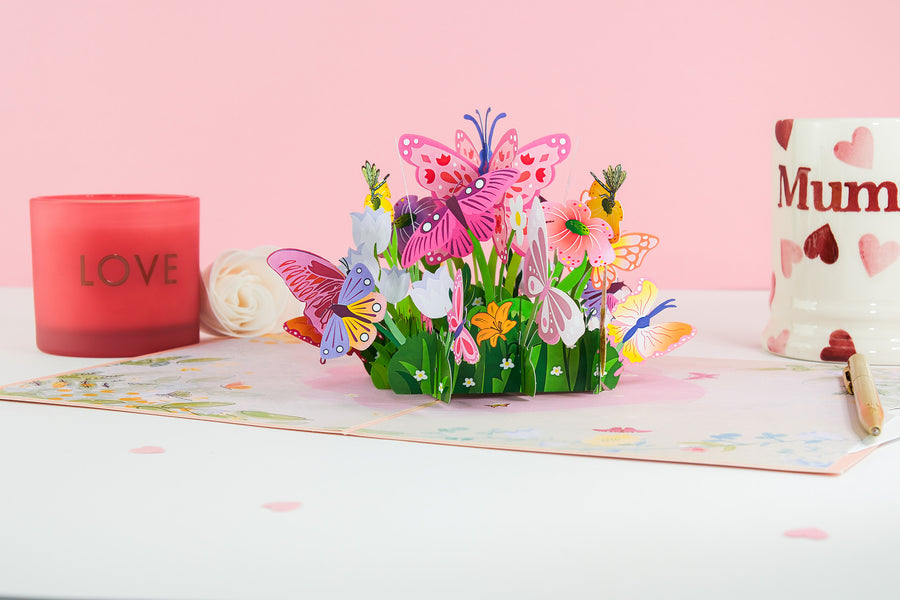 Colourful Butterfly Pop-Up Card