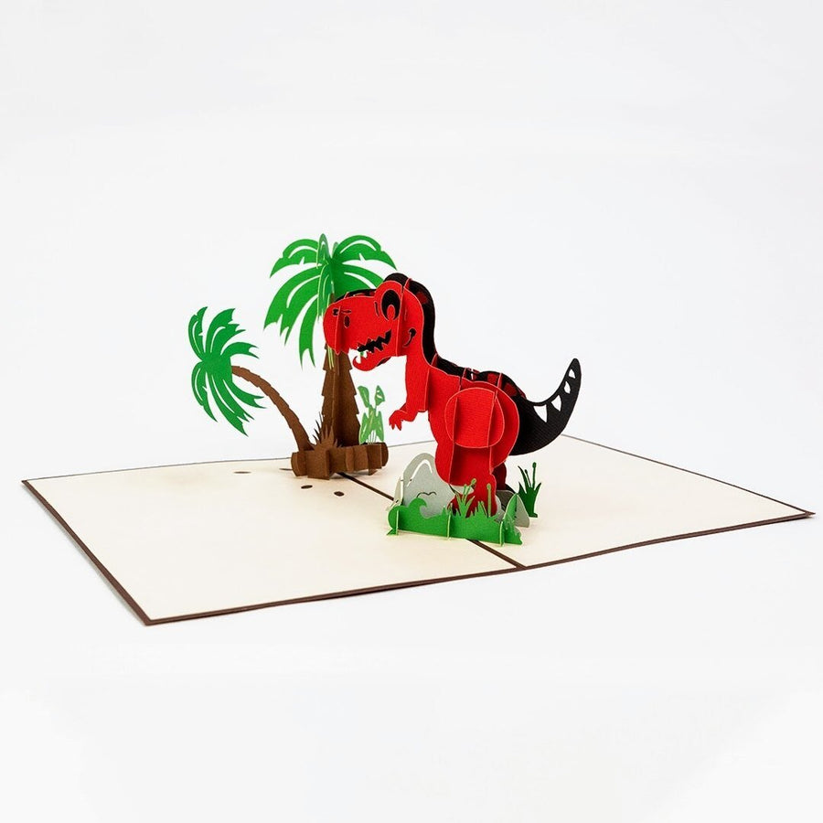 T-Rex Dinosaur Popup Card