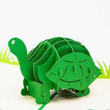 Cute Tortoise Pop Up Card