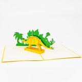 Stegosaurus Dinosaur Popup Card