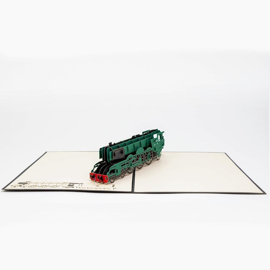 Steam Train Pop Up Card