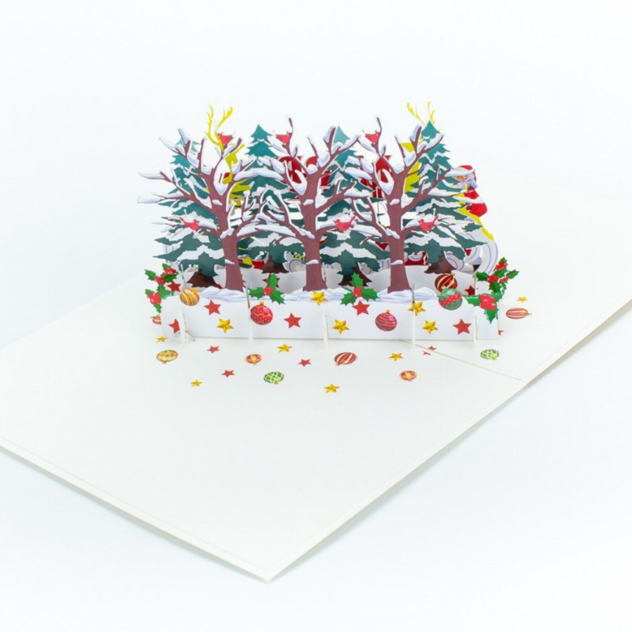Merry Christmas 3D Pop-Up Card UK