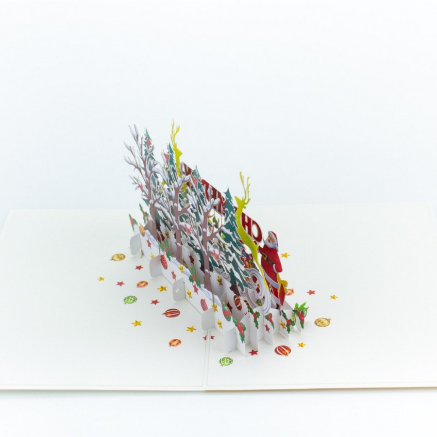 Merry Christmas 3D Pop-Up Card UK