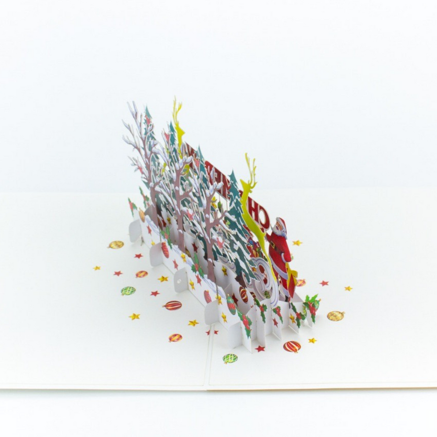 Merry Christmas 3D Pop-Up Card UK