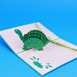 Cute Tortoise Pop Up Card