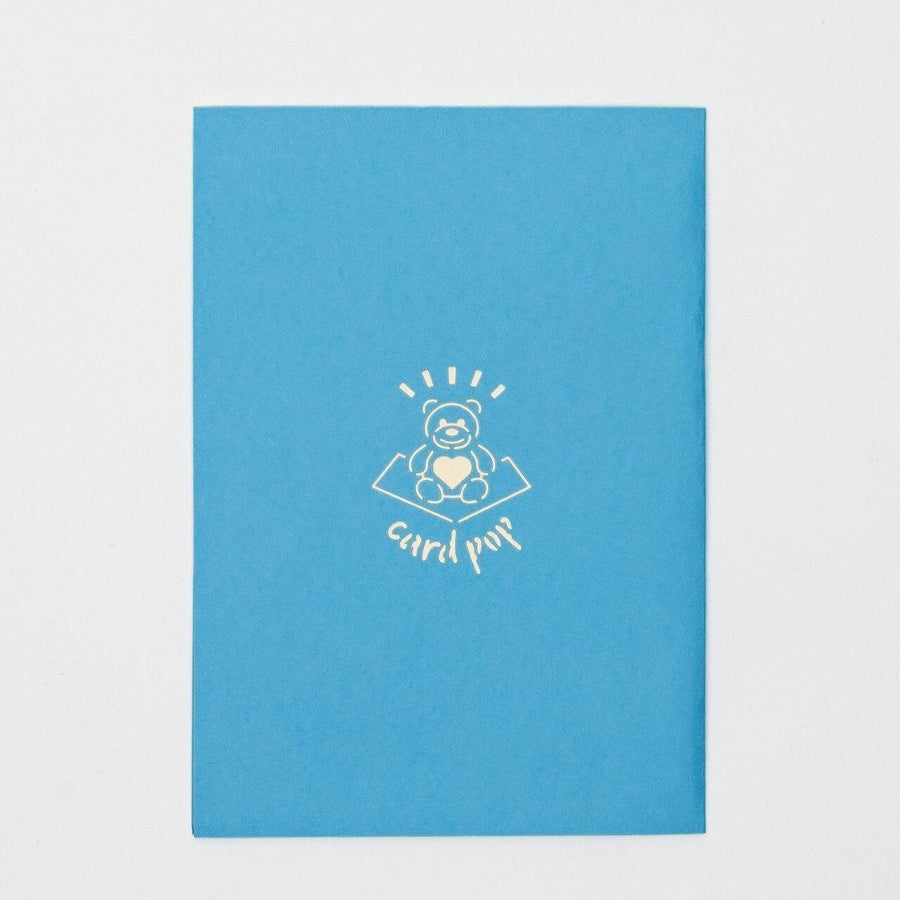 Elephant Birthday Party Pop Up Card