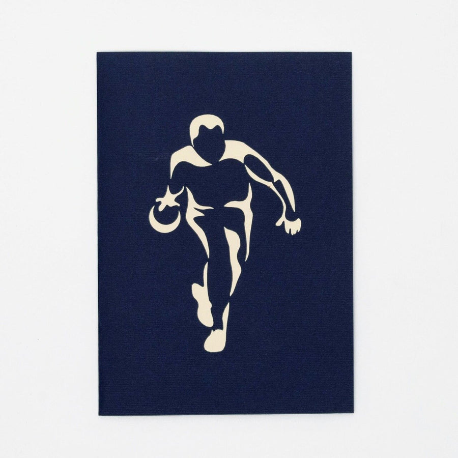 Ten Pin Bowling Popup Card