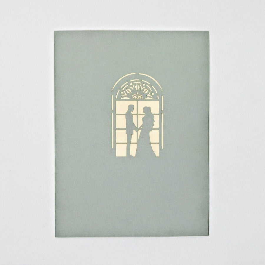 Church Wedding Popup Card