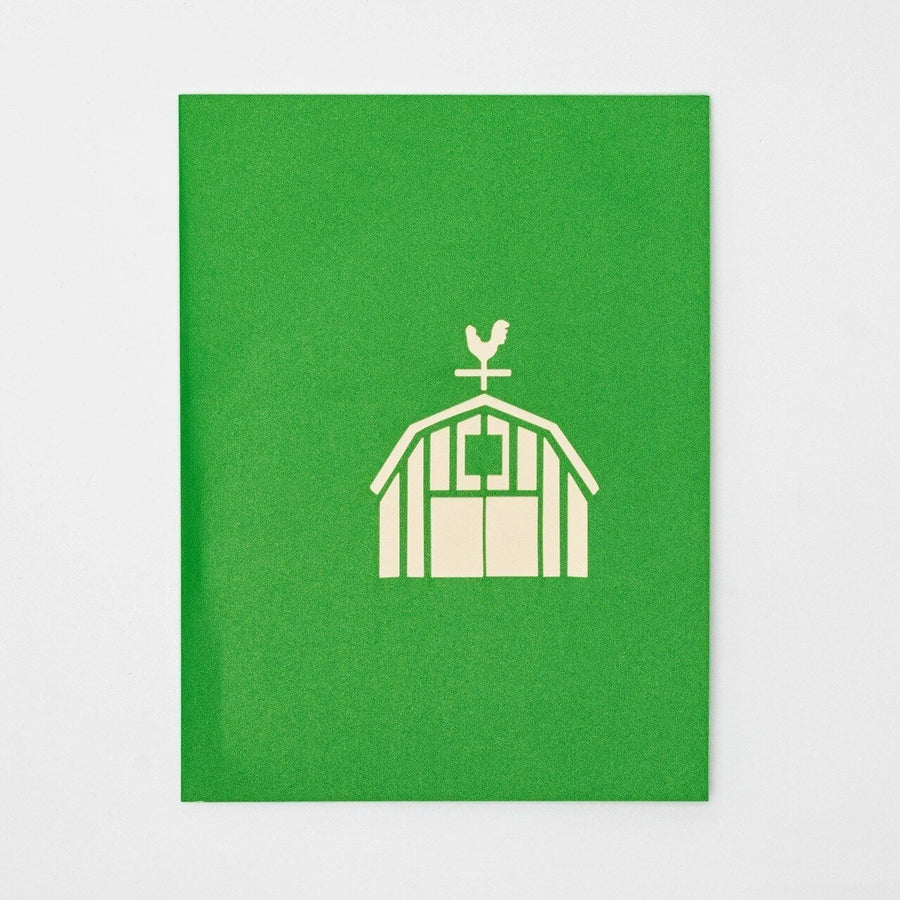 Farm Animal & Barn Pop Up Card