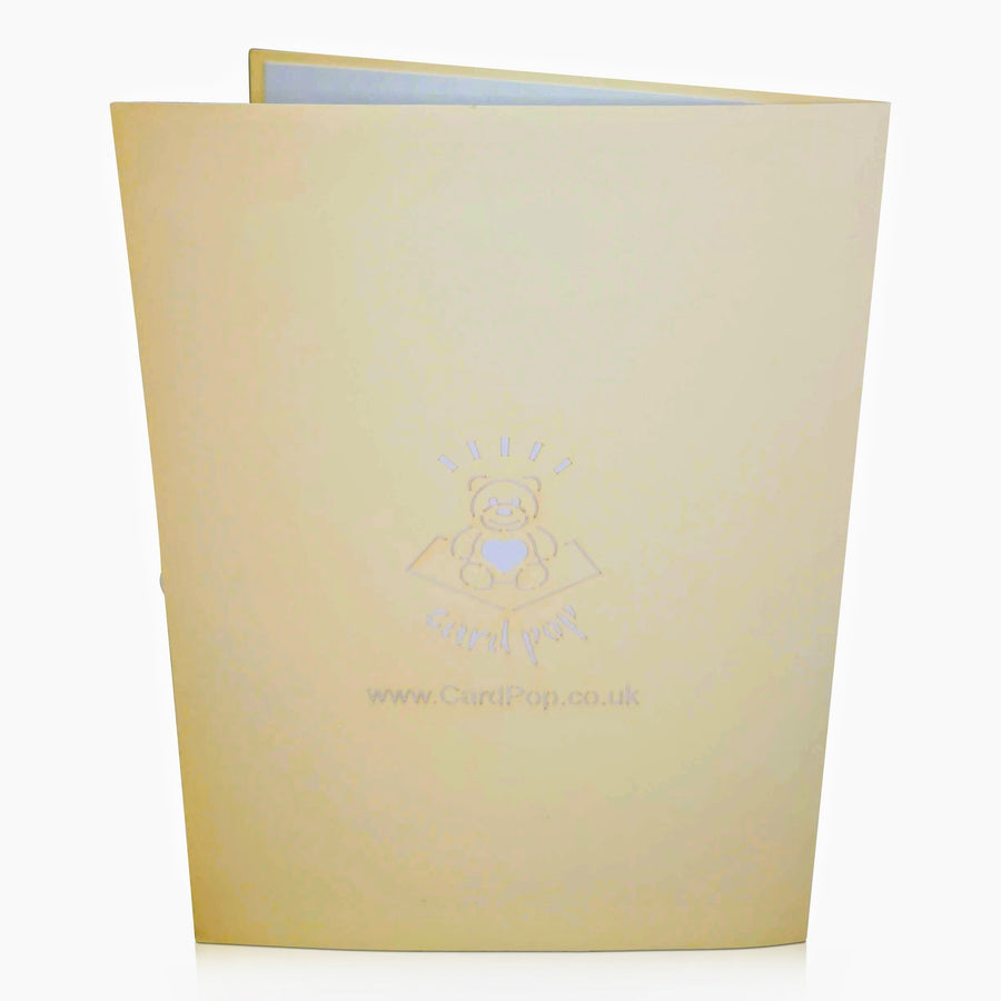 Married Couple At The Wedding Altar 3D Pop Up Card