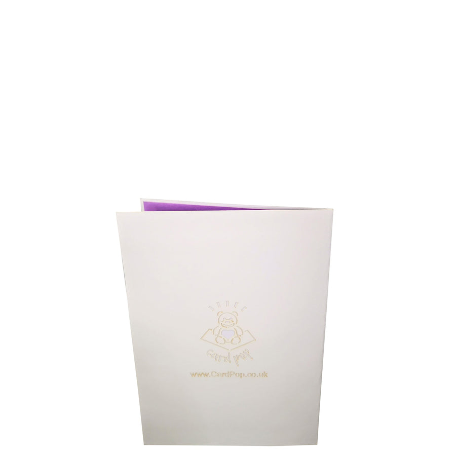 Yellow Tulip Flower 3D Pop Up Card UK