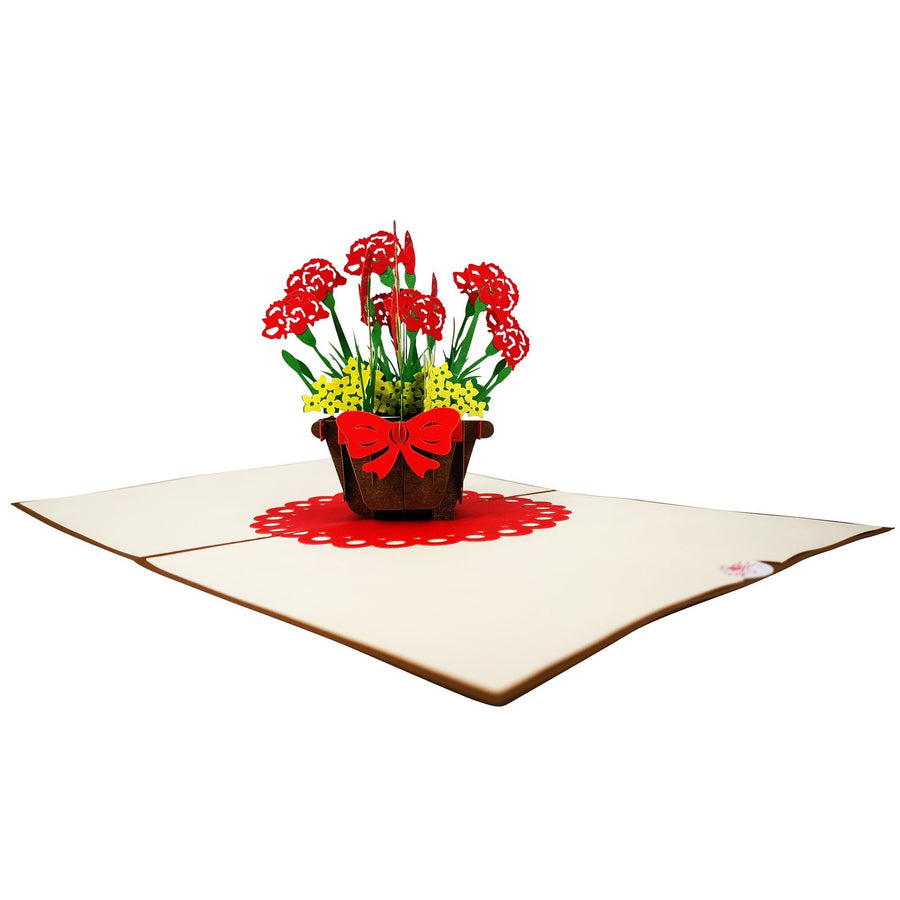 Pansy in a Pot 3D Pop Up Card UK