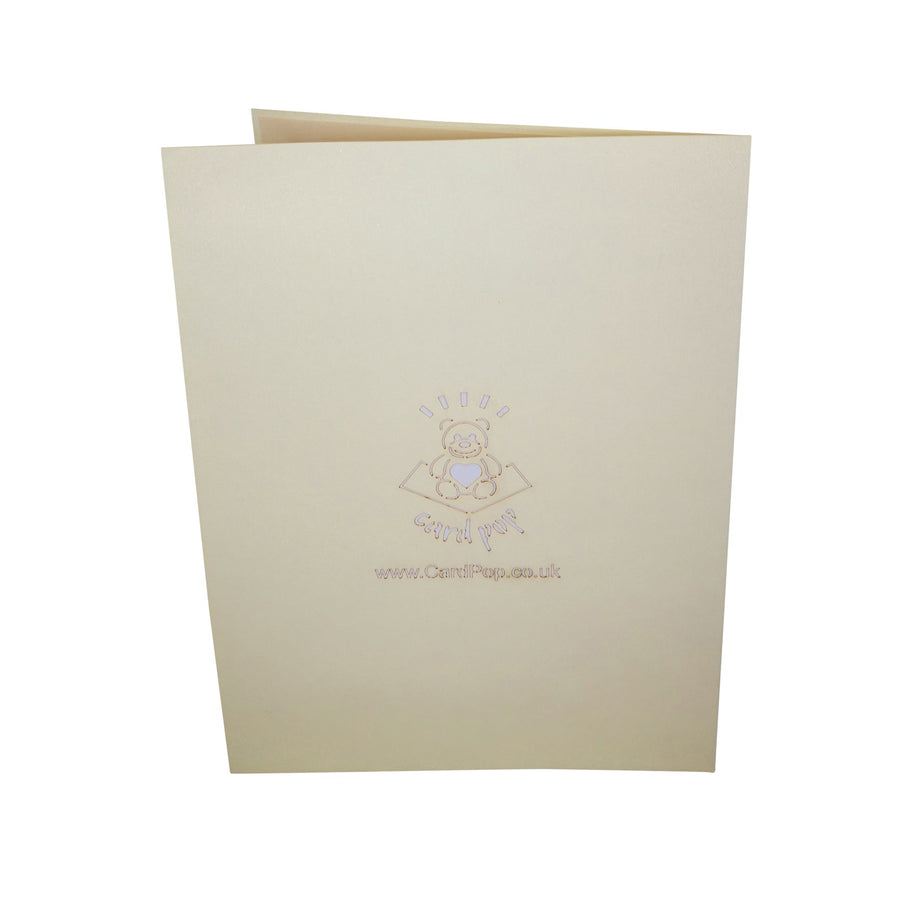 Unicorn Jumping Over A Rainbow 3D Pop Up Card UK