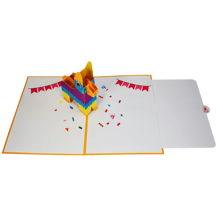 Birthday Pinata 3D Pop Up Card UK