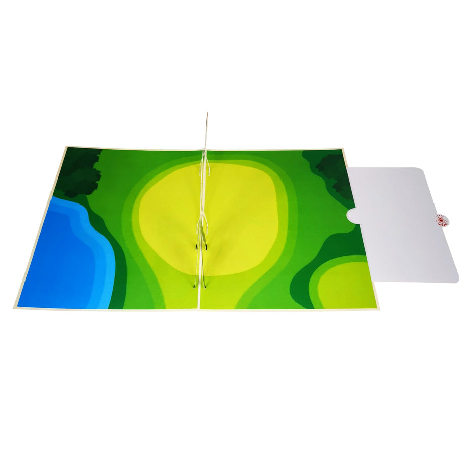 Male Golfer 3D Pop Up Card UK