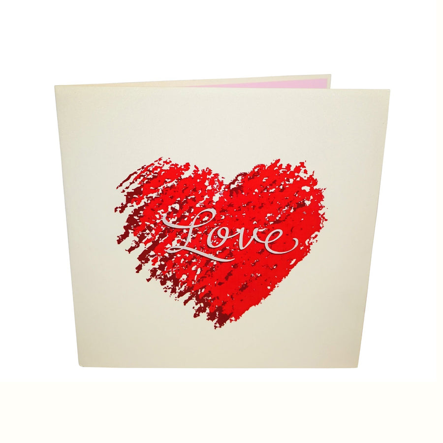 The Love Tree Love Valentine Anniversary Wedding 3D Pop Up Card UK
