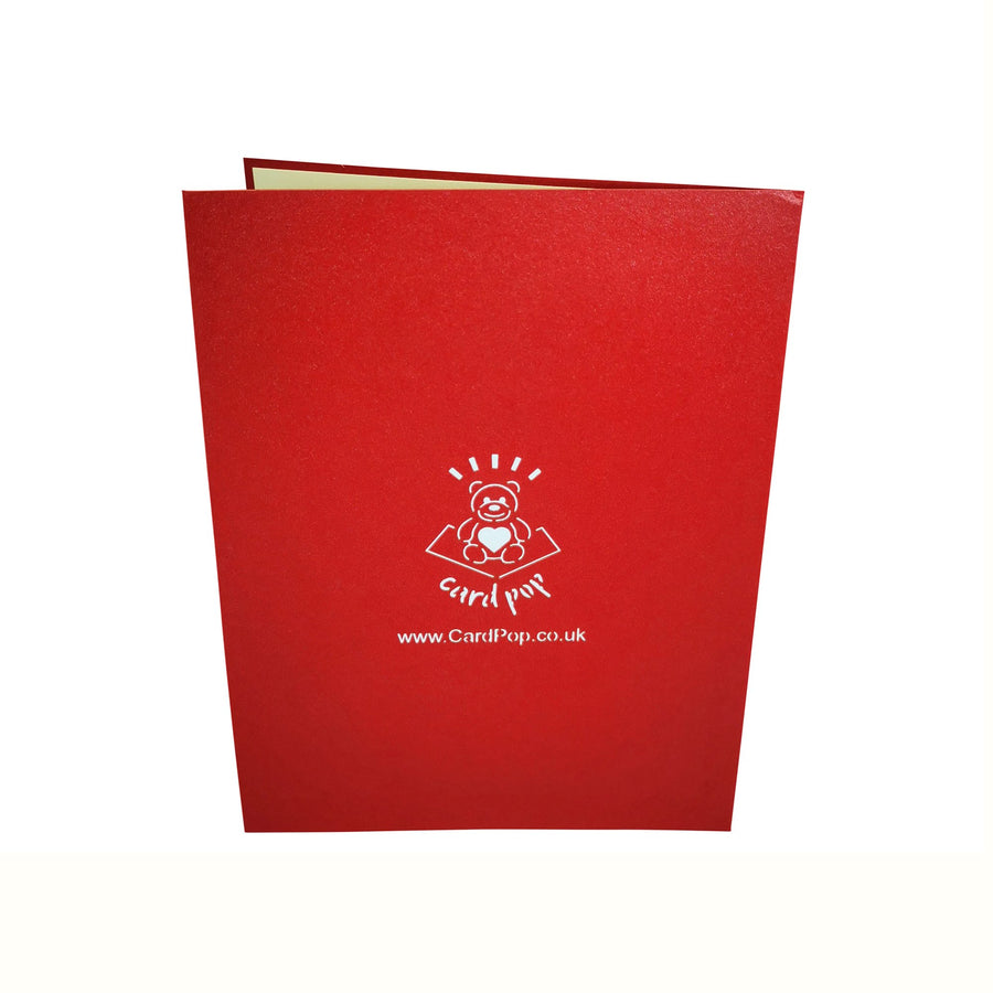 Tree of Hearts Love Valentine Anniversary Wedding 3D Pop Up Card UK