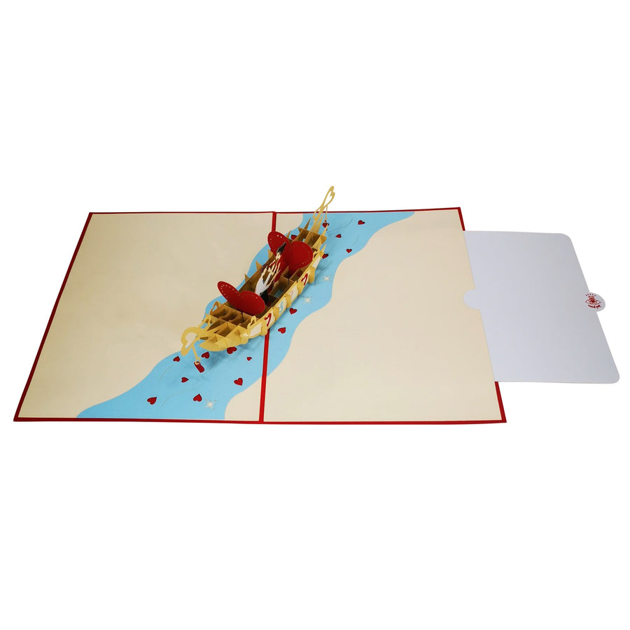 Romance Gondola Love Valentine Anniversary Wedding 3D Pop Up Card UK