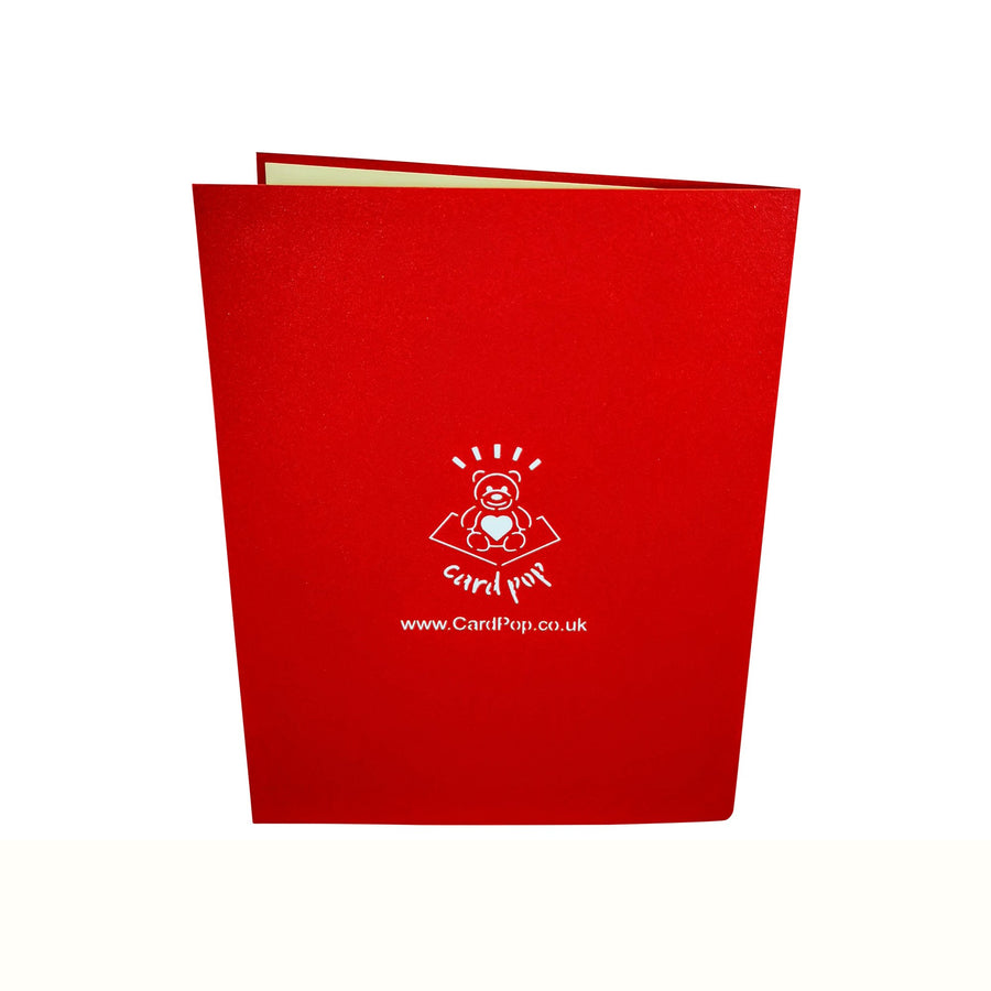 Cupid and Fluttering Heart Love Valentine Anniversary Wedding 3D Pop Up Card UK