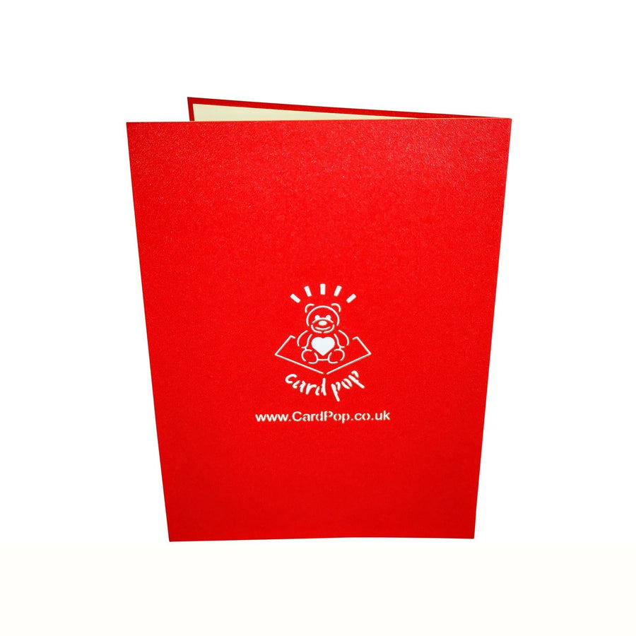 Fluttering Heart Love Valentine Anniversary Wedding 3D Pop Up Card UK