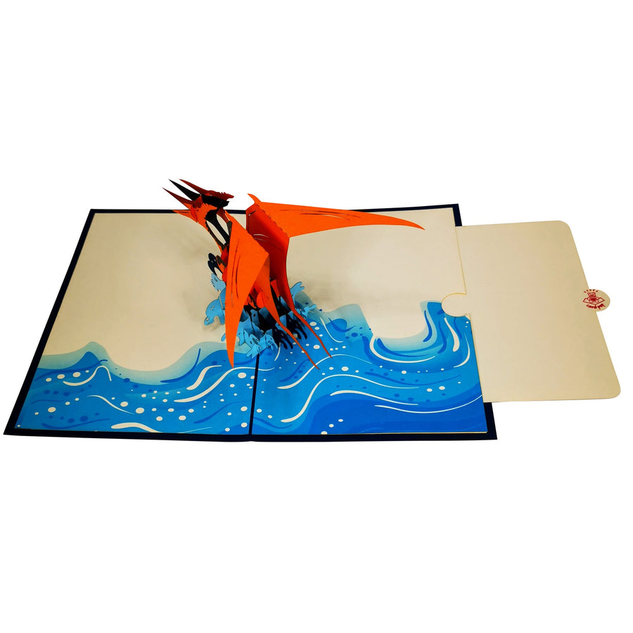 Pterodactyl Dinosaur 3D Pop Up Card UK