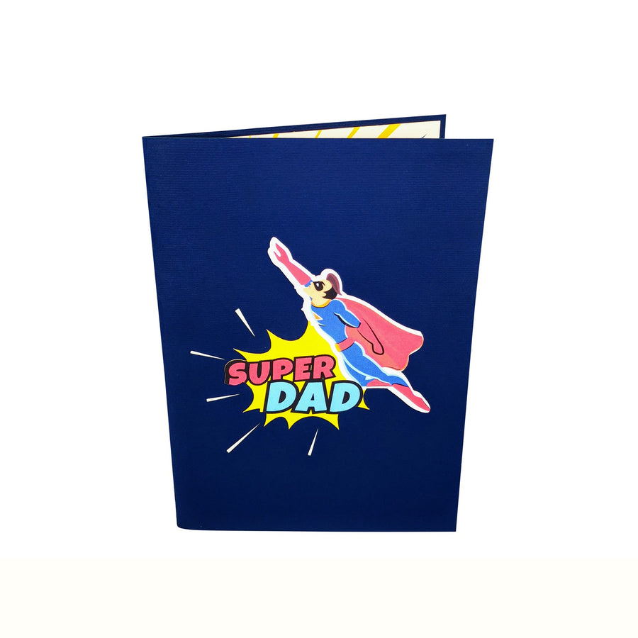 Super Dad 3D Pop Up Card UK